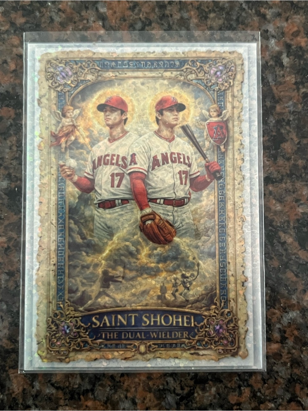 Shohei Ohtani Two-Way Star Custom Art Holographic Card